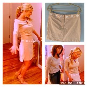 SOLD Tocca Dots Skirt ASO Jessica Simpson